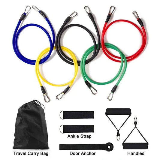 11 Pieces Resistance Band Set