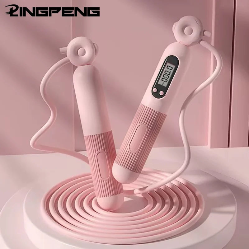 Adjustable Skipping Rope with Calorie Counter